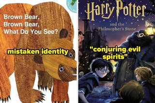 Two book covers: